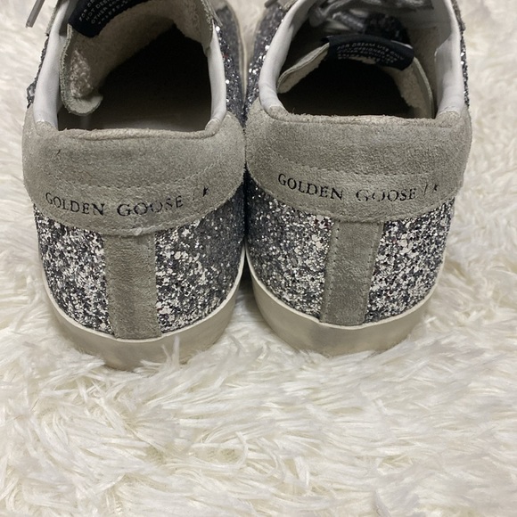 Authentic Silver glitter Golden Goose - Picture 3 of 9